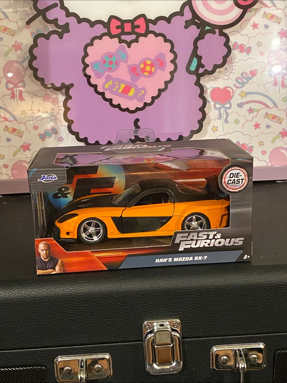 NIB 1:32 Fast & Furious Han's Mazda RX-7 Die-Cast 🧡🖤